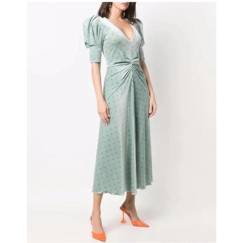 NWT $280 ROTATE Birger Christensen Sierina Velvet Dress